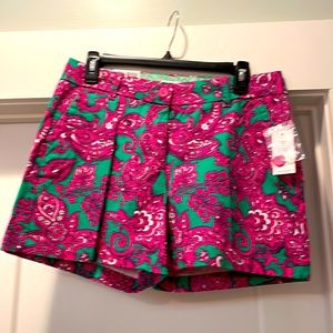 FINAL NWT pink white fushia chino short